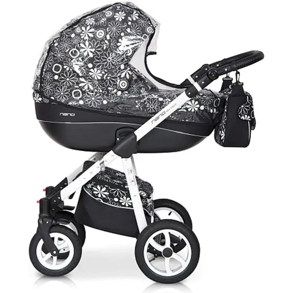 Детская коляска Riko Nano Flower Collection 2 в 1 фото 1