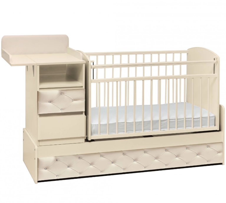 Детская кроватка-трансформер Островок Уюта Дива - Фото