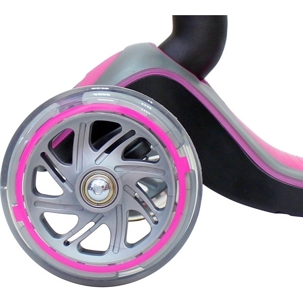 Трехколесный самокат Globber Elite SL My Free Fold Up 445 со светящимися колесами фото 19