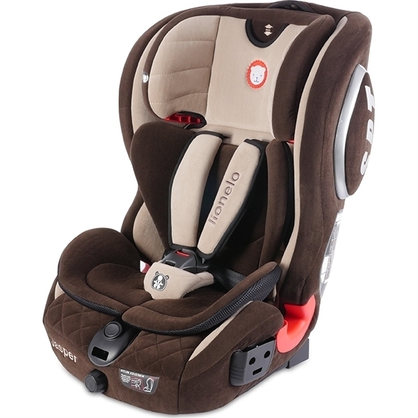 Детское автокресло Lionelo Jasper Isofix + подарок: шторки и органайзер фото 1
