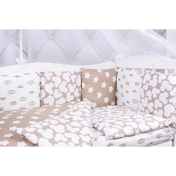 Комплект Premium в кроватку AmaroBaby Soft, 19 предметов (7+12 бортиков), бязь фото 3