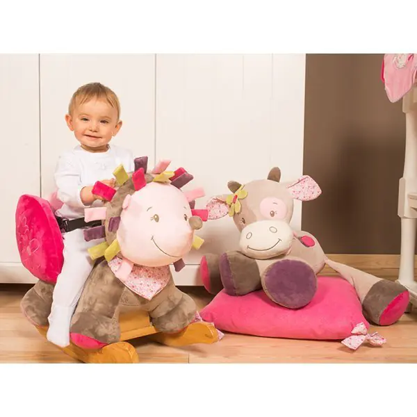 Мягкие игрушки малые Nattou Doudou Наттоу Дуду Manon & Alizee Коровка и Собачка 521123, 777162 фото 2