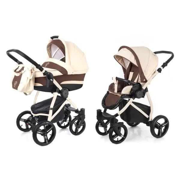 Детская коляска Esspero Newborn Lux 2 в 1, шасси Beige