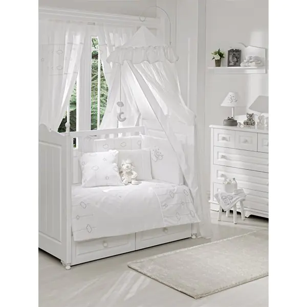 Сменный комплект белья Fiorellino Luna Chic Фиореллино  Луна Чик в кроватку, 3 предмета фото 2