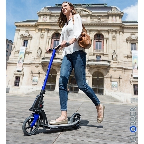 Двухколесный самокат Globber My Too One К180 by Kleefer, инновационный складной механизм фото 34