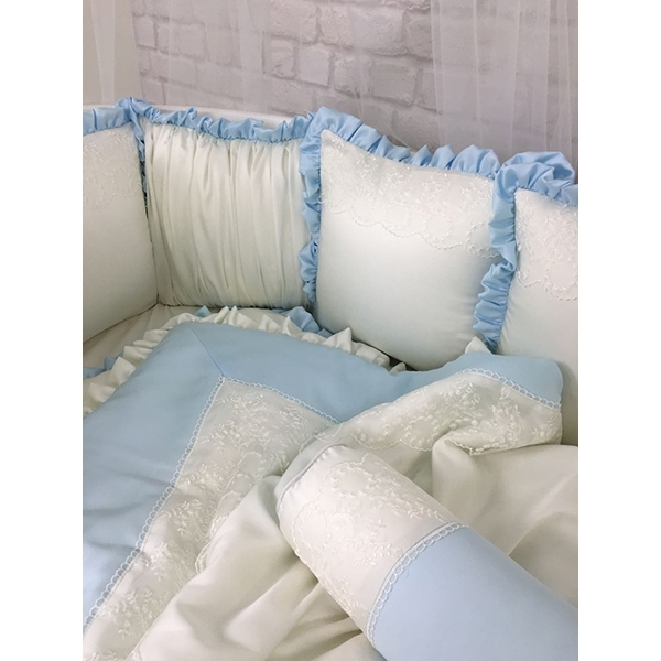 Комплект постели для круглой и овальной кроватки Marele Эльбрус 460259-ов, 20 предметов фото 3