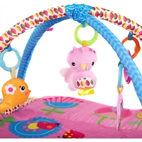 Развивающий коврик для новорожденного Funkids 3 Ways To Play с бортиками фото 10