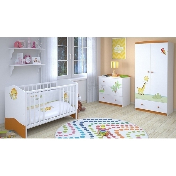 Детская кроватка Polini Basic Джунгли фото 5
