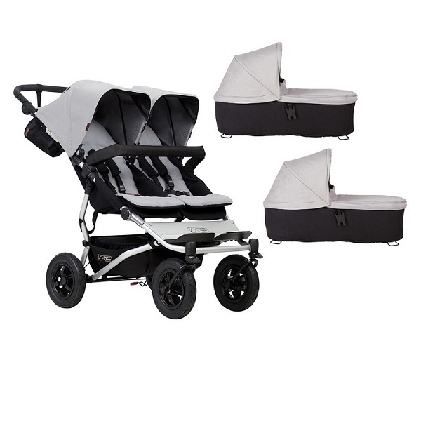 Детская коляска для двойни Mountain Buggy Duet 2 в 1 - Фото