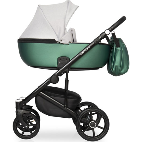 Детская коляска Riko Basic Ozon Shine 2 в 1, эко-кожа фото 1