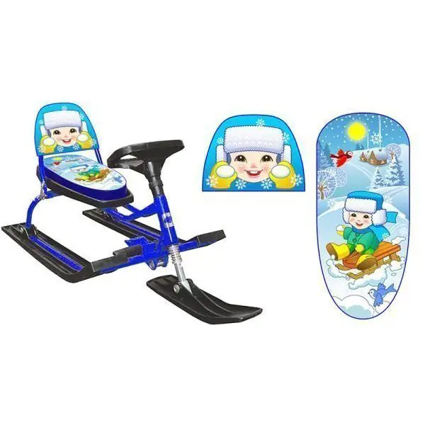 Снегокат Барс Comfort Зимняя Сказка 126 фото 4