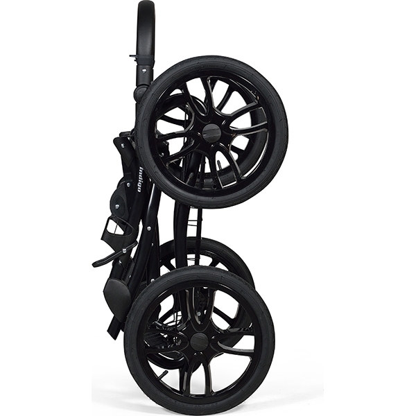 Детская коляска Indigo 18 Special Plus 14" 2 в 1, ткань + эко-кожа фото 7