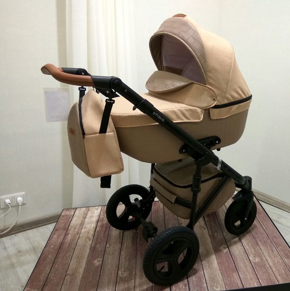 Детская коляска Nastella Martin 2 в 1, 100% эко-кожа - Фото