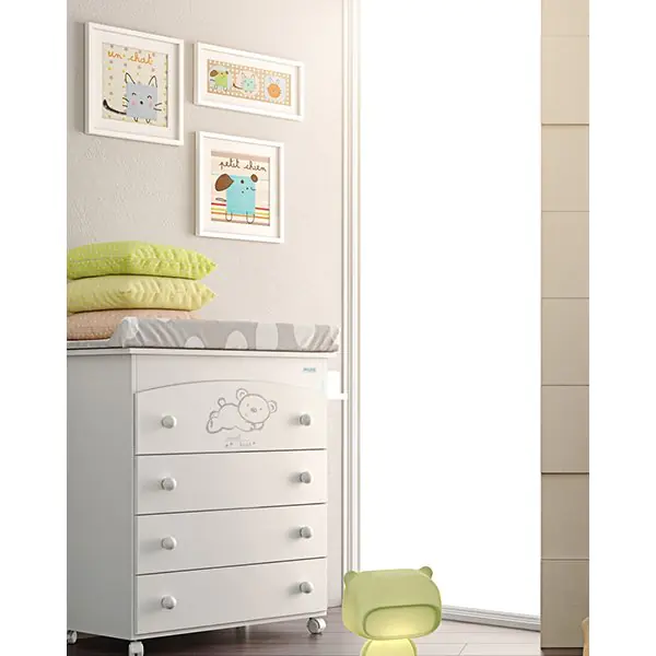Пеленальный комод Miсuna Sweet Bear B-970 с матрасиком фото 1