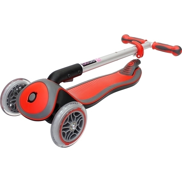 Трехколесный самокат Globber Elite F My Free Fold Up 448 со светящейся платформой фото 11