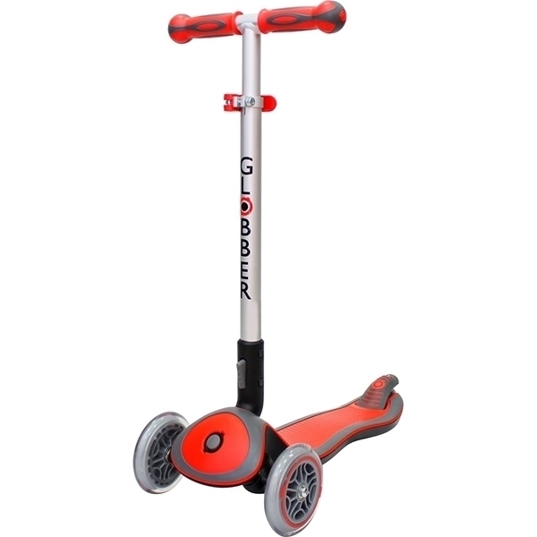 Трехколесный самокат Globber Elite F My Free Fold Up 448 со светящейся платформой фото 4
