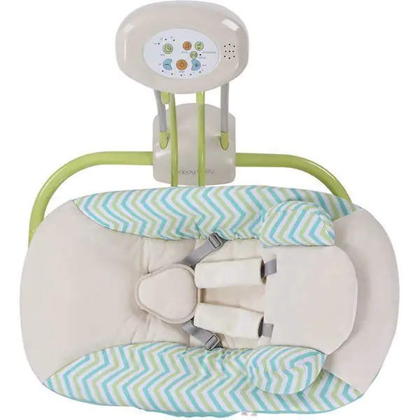 Электронный шезлонг-качели Happy Baby Relaxer с музыкальным блоком фото 8