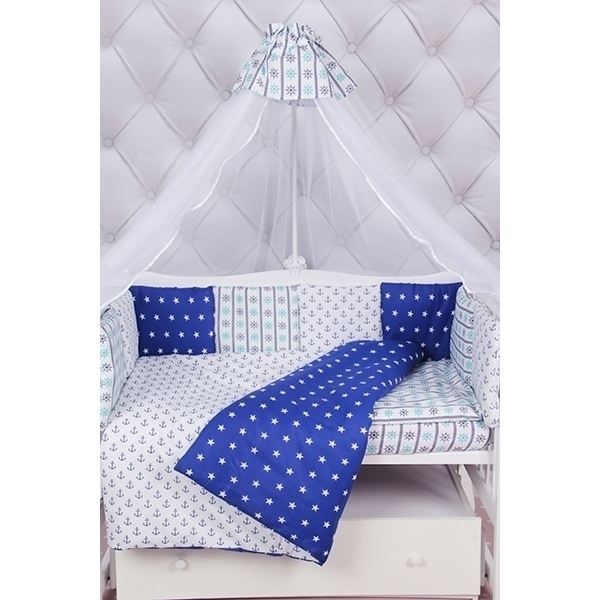 Комплект постели в кроватку AmaroBaby Бриз, 18 предметов фото 2