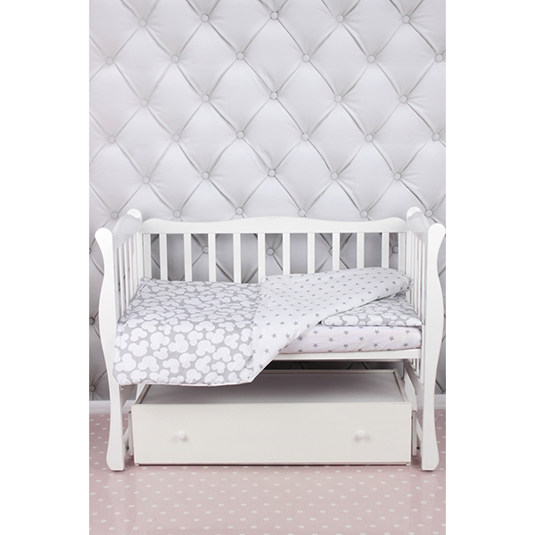 Комплект постельного белья в кроватку AmaroBaby Baby Boom из бязи, 3 предмета фото 3