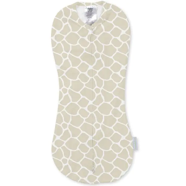 87580 Summer Infant Конверт для пеленания новорожденных на молнии Swaddlepod размер S Жираф