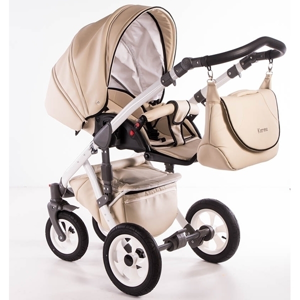 Детская коляска Street Racer Karona Eco 2 в 1, эко-кожа фото 2