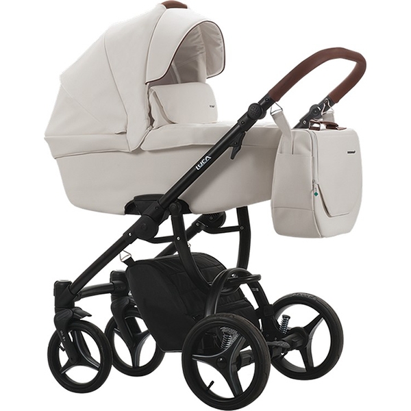 Детская коляска Bebetto Luca Pro 3 в 1, эко-кожа фото 1