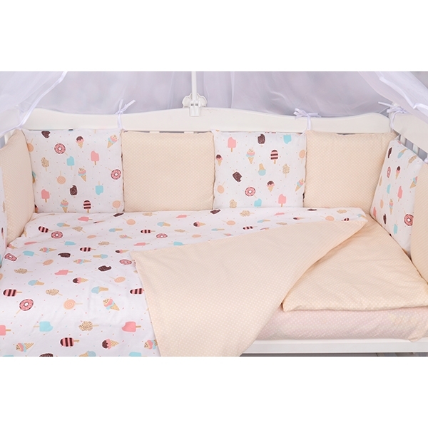 Комплект постели WB Premium в кроватку AmaroBaby Эскимо, 18 предметов фото 3