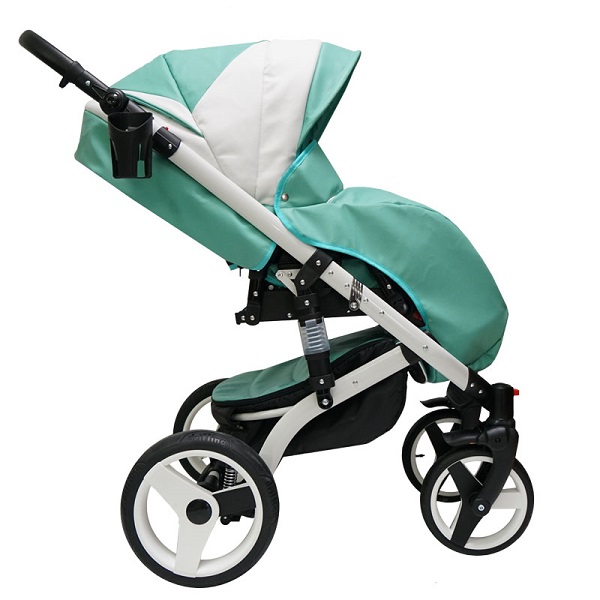 Детская коляска Mikrus Cruiser Premium 3 в 1, 100% эко-кожа фото 18