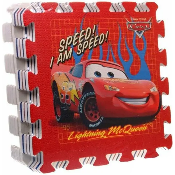 Коврик-пазл Играем Вместе Дисней Тачки, 8 сегментов, 31,5 х 31,5 см, арт. 178181/FS-588 фото 2