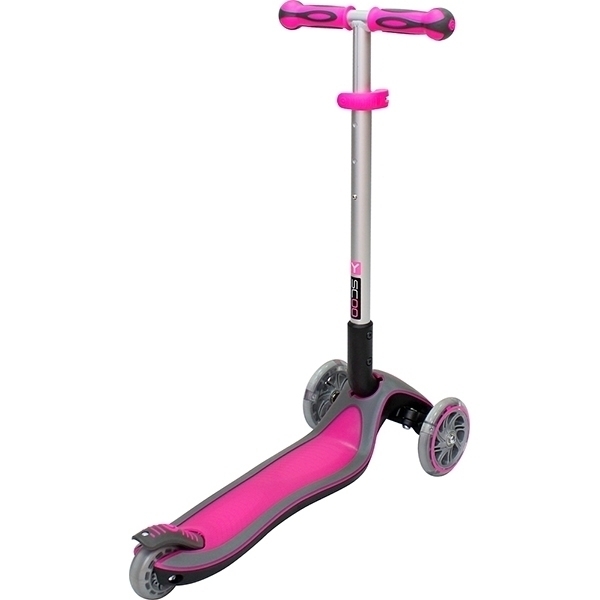 Трехколесный самокат Globber Elite SL My Free Fold Up 445 со светящимися колесами фото 13