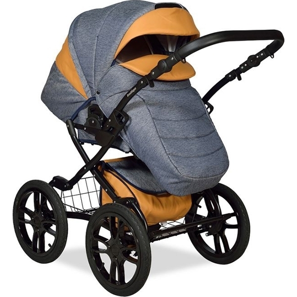 Детская коляска Indigo Camila 18 S Plus 14 2 в 1, ткань+эко-кожа фото 4