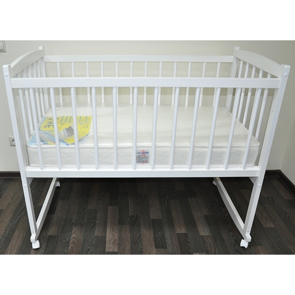 Детская кроватка Массив Беби-1, колесо-качалка фото 7