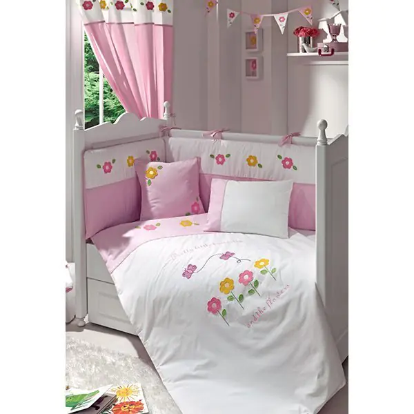 Сменный комплект белья Fiorellino Butterfly Фиореллино Батерфляй в кроватку, 3 предмета фото 1
