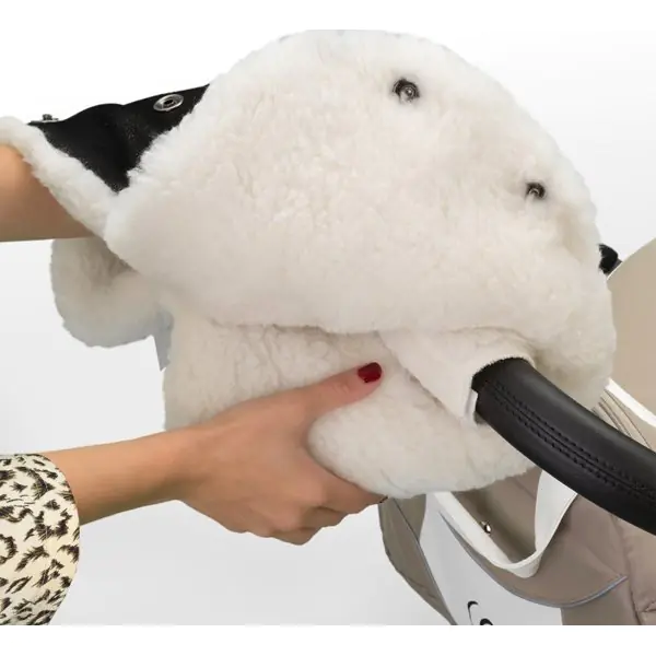 Муфта для рук Esspero Stella 100% овечья шерсть фото 3