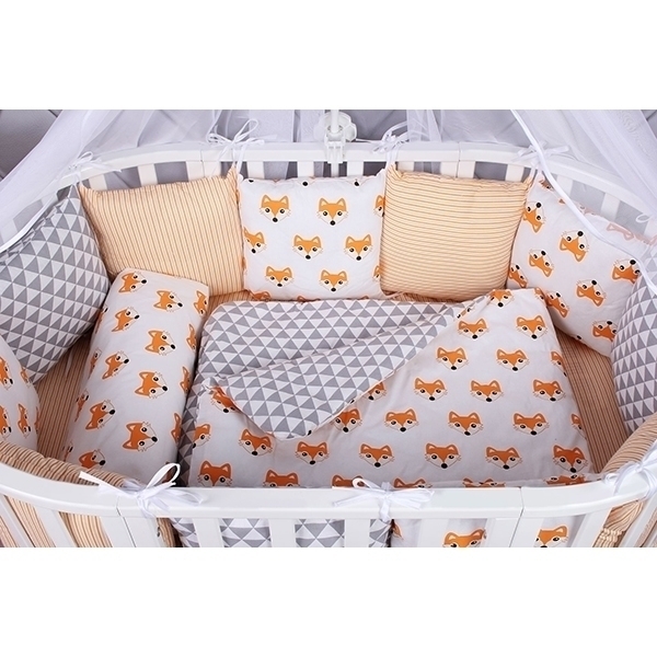Универсальный комплект постели в кроватку AmaroBaby Lucky, 19 предметов фото 3