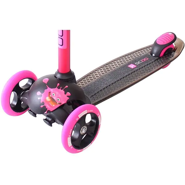 Трехколесный самокат Y-Scoo RT Trio Diamond 120 Monsters 3 высоты с блокировкой колес фото 15