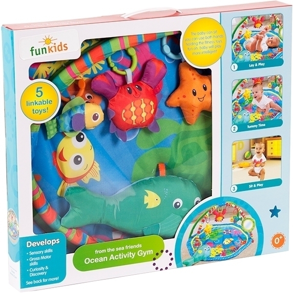 Развивающий коврик для новорожденного Funkids Ocean Activity Gym 27284 фото 1