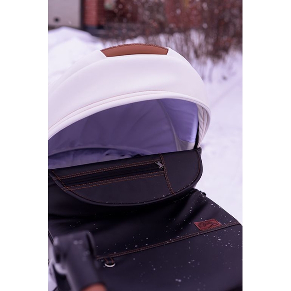 Детская коляска Effole Aurora 100% Ecco 2 в 1, эко-кожа фото 7