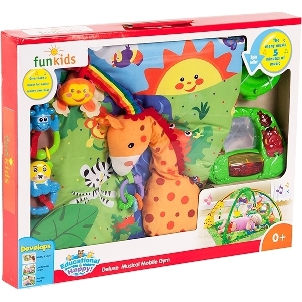 Развивающий коврик для новорожденного Funkids Delux Play Gym Giraffe 8813 фото 1