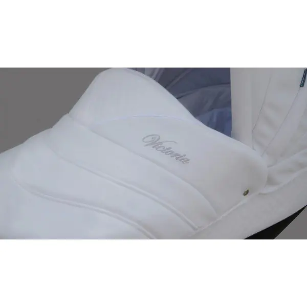 Детская коляска Esperanza Victoria Leatherette кожа 2 в 1 Цвет рамы - Бежевый - Маленькие колеса фото 1