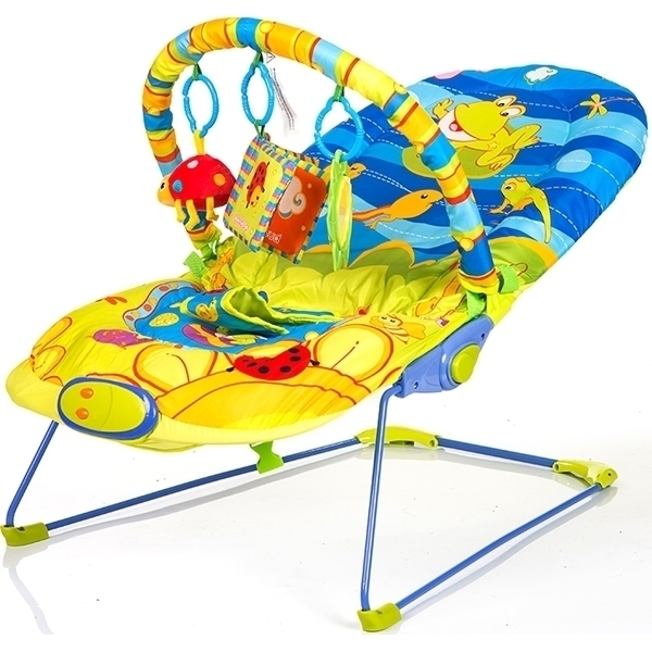 Детский шезлонг Babyhit Счастливый лягушонок BR-02 фото 1