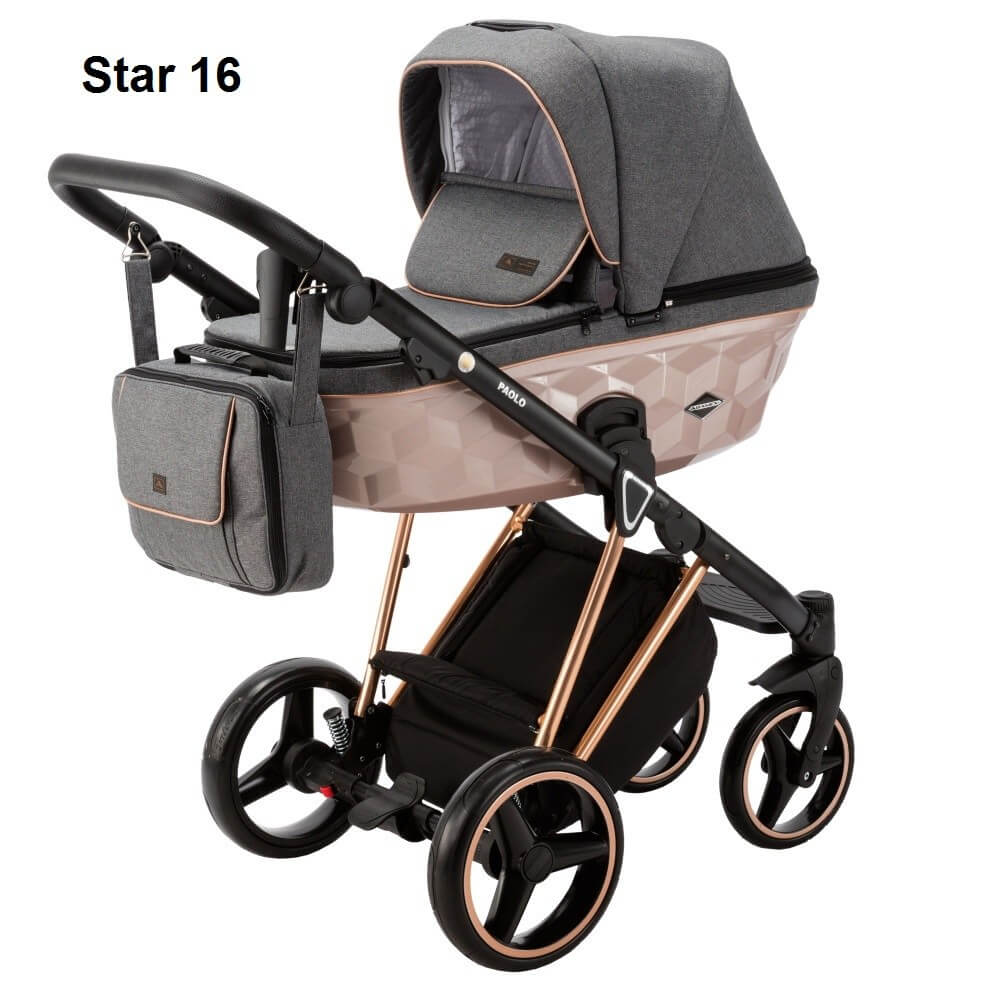 Детская коляска Adamex Paolo Star 3 в 1 - Фото