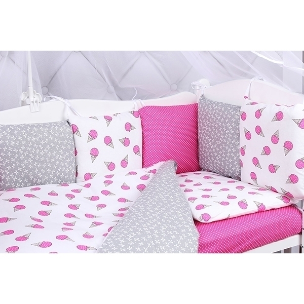 Универсальный комплект постели в кроватку AmaroBaby Sweet, 19 предметов фото 1