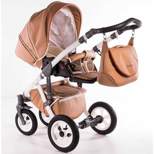 Детская коляска Street Racer Karona Eco 2 в 1, эко-кожа фото 4