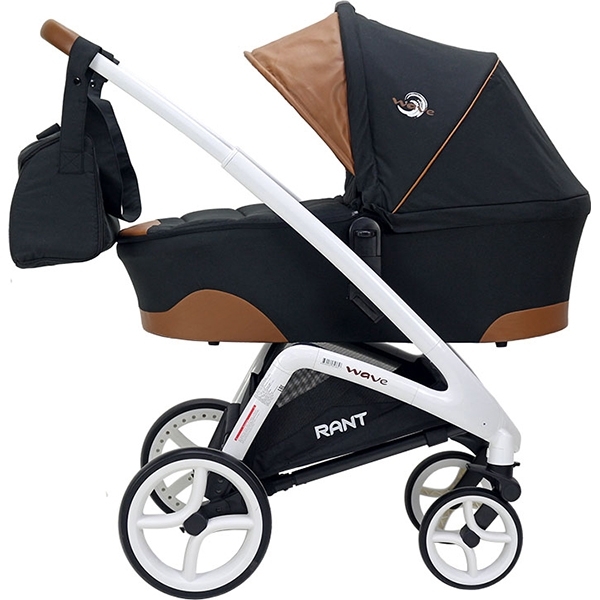 Детская коляска Rant Wave 2 в 1, ткань+эко-кожа фото 5
