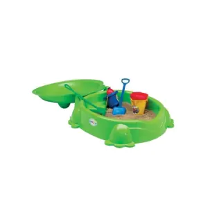 713 Детская песочница с крышкой Paradiso Лягушка 92х84х38h фото 2