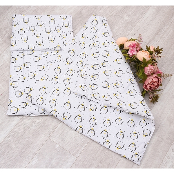 Комплект в коляску AmaroBaby Mommy Star Пингвины, 3 пр.