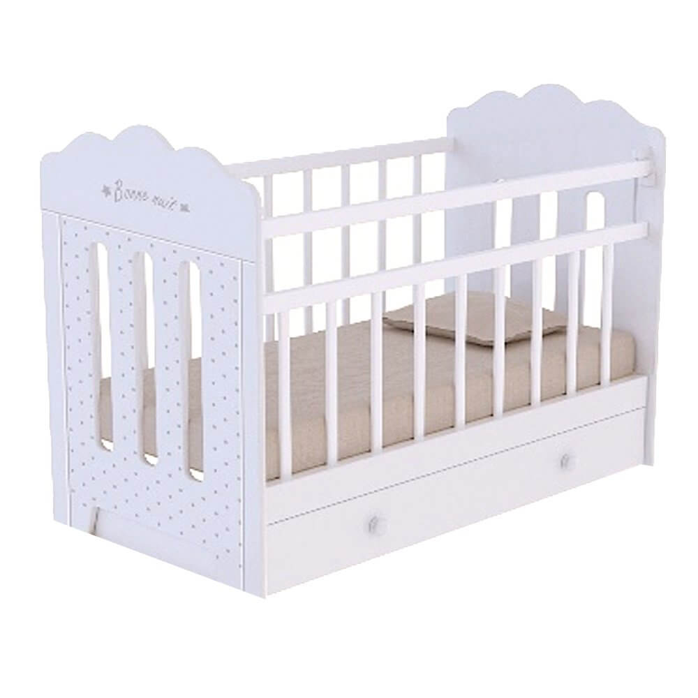 Детская кроватка ВДК Bonne, маятник/ящик - Фото