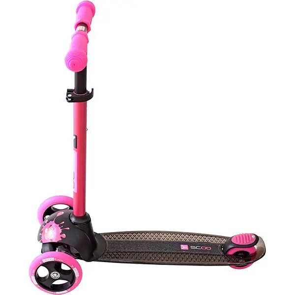 Трехколесный самокат Y-Scoo RT Trio Diamond 120 Monsters 3 высоты с блокировкой колес фото 11