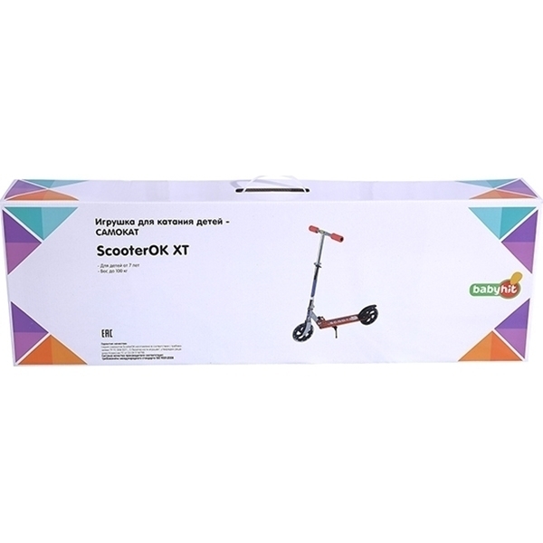 Двухколесный самокат Babyhit ScooterOk XT фото 1
